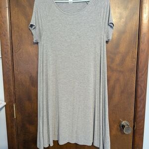 Gray Women's Tshirt Dress